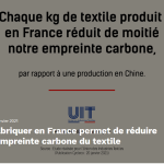 Fabriquer en France permet de diviser par deux l’empreinte carbone du textile tout en soutenant l’emploi